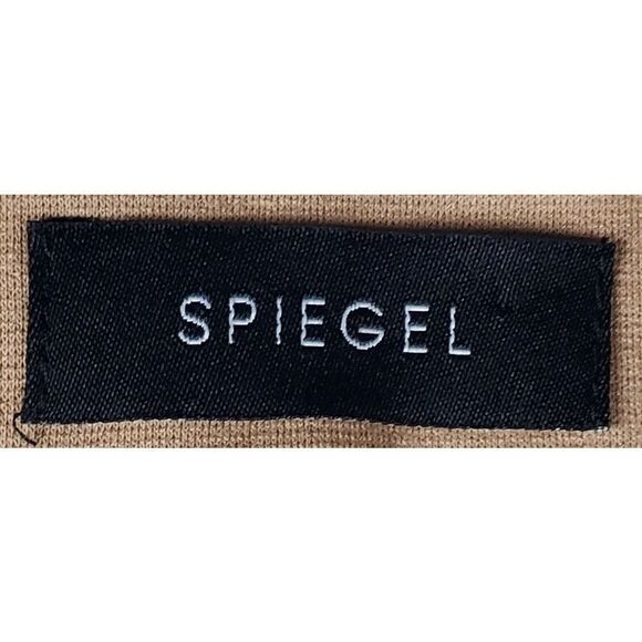 Spiegel Pants Size 14 Camel Beige Wide Leg Side Zip Workwear Flowy Vintage - Picture 5 of 10